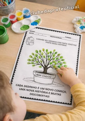 Painel e Atividade Carimbo de Dedinhos: Volta às Aulas - foto 3 de 4