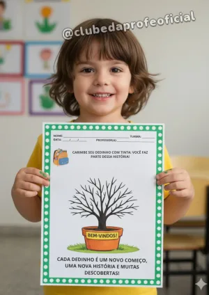 Painel e Atividade Carimbo de Dedinhos: Volta às Aulas - foto 4 de 4