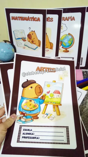 Capas de Caderno Tema Capivara - foto 3 de 5
