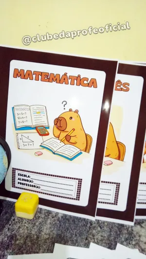 Capas de Caderno Tema Capivara - foto 5 de 5