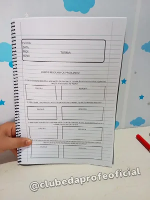 Apostila de Problemas Matemáticos: 5º Ano - foto 2 de 4