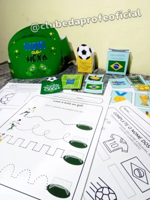 Kit Pedagógico Minha Primeira Copa 2026