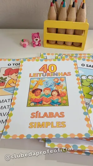 40 Leiturinhas: Sílabas Simples - foto 4 de 14