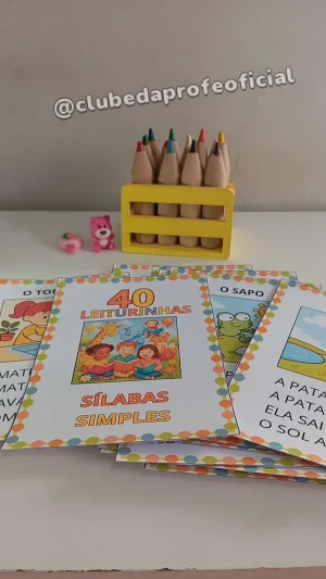 40 Leiturinhas: Sílabas Simples - foto 2 de 14