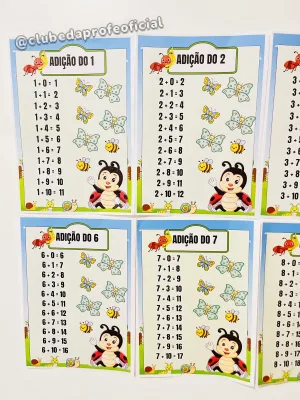 Tabuada da Adição Tema Joaninha - foto 4 de 6