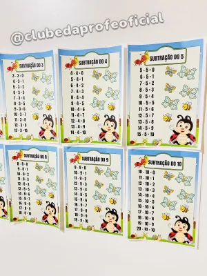 Tabuada de Multiplicação Joaninha - foto 1 de 8