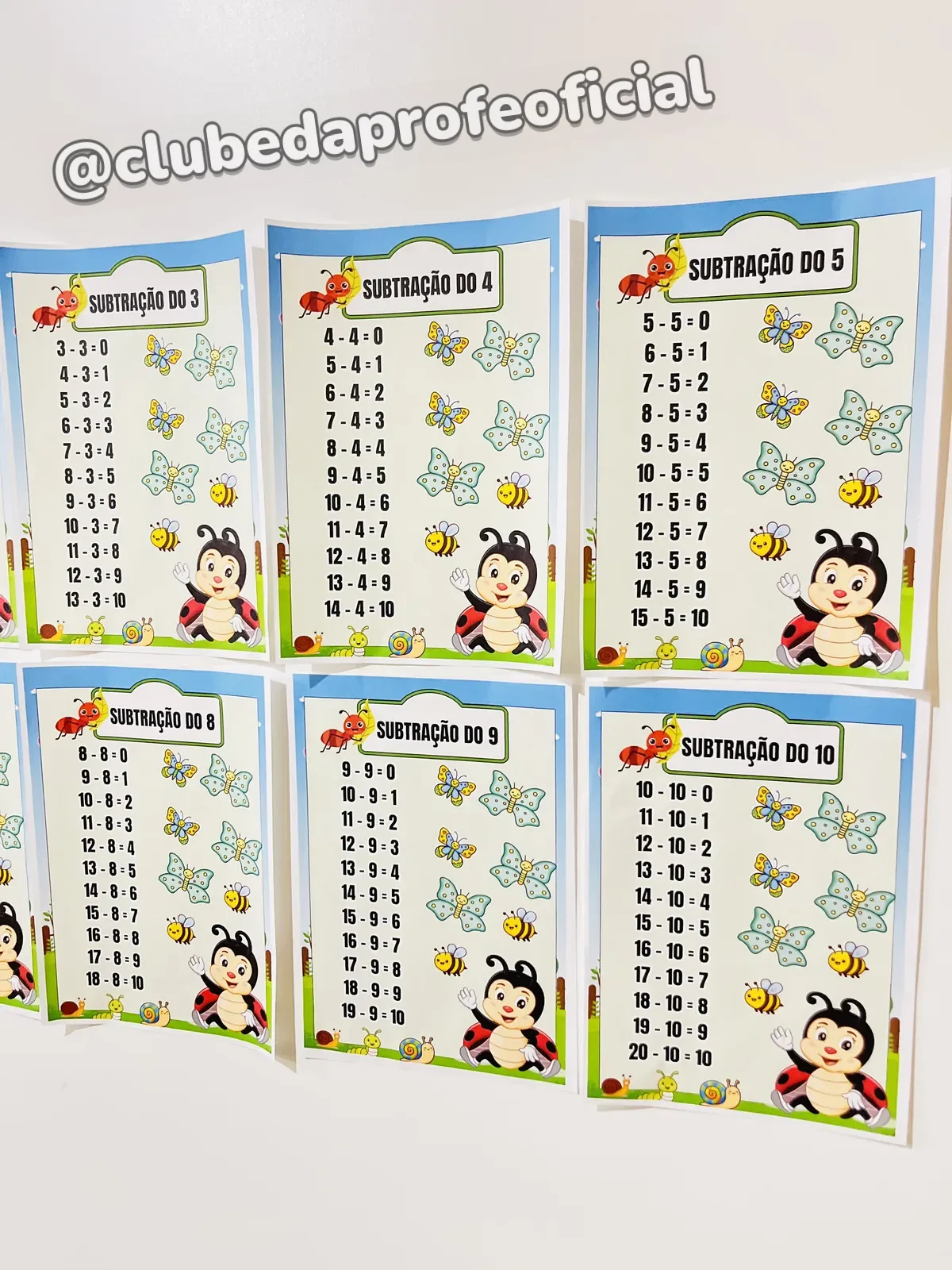 Tabuada de Multiplicação Joaninha - foto 1 de 8