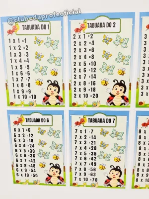 Tabuada da Multiplicação Joaninha - foto 1 de 5