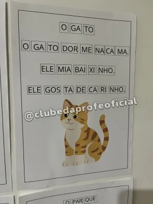 Textos Ampliados com Separação de Sílabas - foto 4 de 5