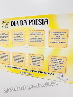 Painel Dia da Poesia