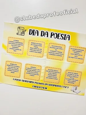 Painel Dia da Poesia - foto 6 de 7