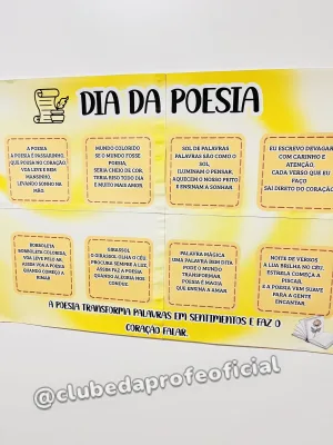 Painel Dia da Poesia - foto 2 de 7