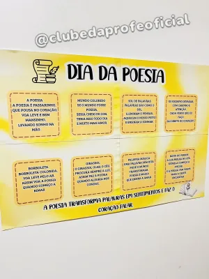 Painel Dia da Poesia - foto 3 de 7