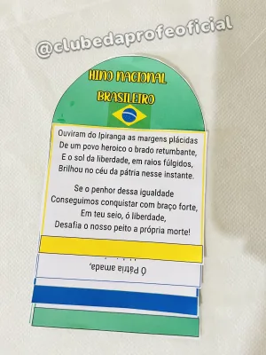 Flipbook do Hino Nacional Brasileiro