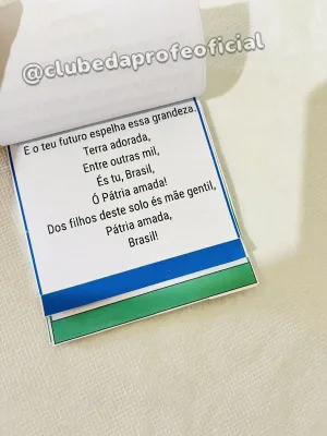 Flipbook do Hino Nacional Brasileiro - foto 3 de 4