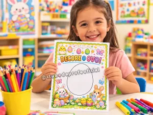 Decore o Ovo: Atividade de Páscoa