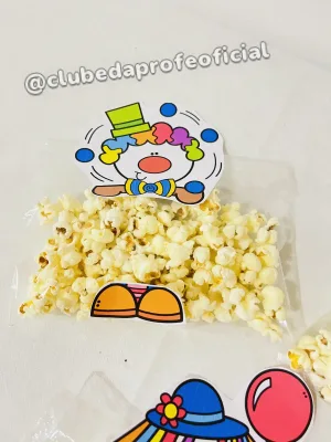 Lembrancinha de Palhaço para Saquinho de Pipoca - foto 3 de 8