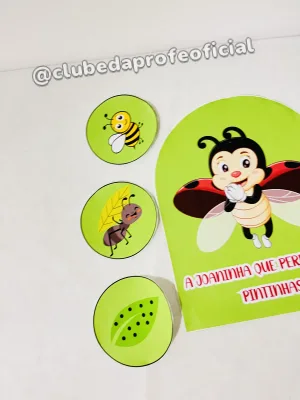 Luva de História A Joaninha que Perdeu as Pintinhas - foto 3 de 6