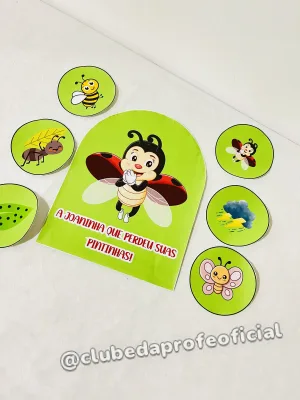 Luva de História A Joaninha que Perdeu as Pintinhas