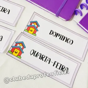 Etiquetas Organizadoras Semanais - foto 4 de 6