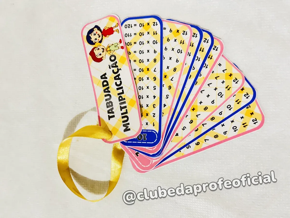 Mini Tabuada de Multiplicação - foto 1 de 6