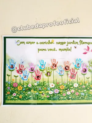 Painel Interativo Dia das Mães: Nosso Jardim Floresce
