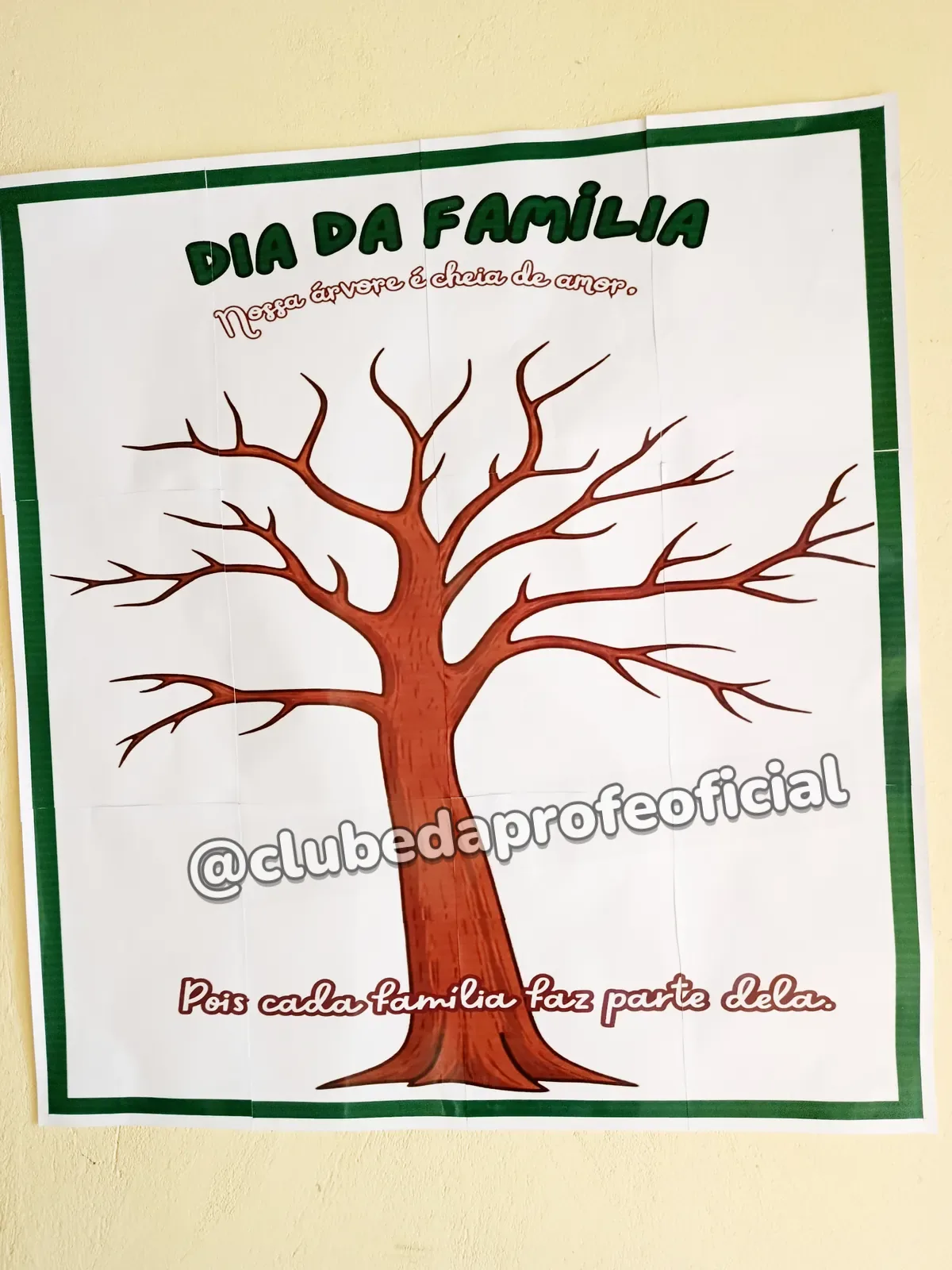 Painel Interativo Dia da Família: Nossa Árvore é Cheia de Amor - foto 1 de 7