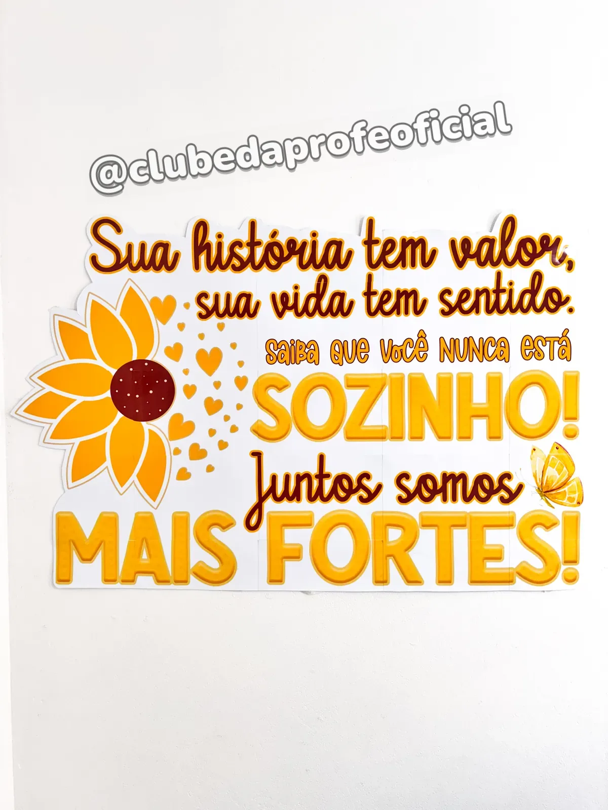 Painel Setembro Amarelo - foto 1 de 12