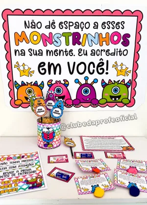 Kit Semana de Provas: Monstrinhos - foto 1 de 17