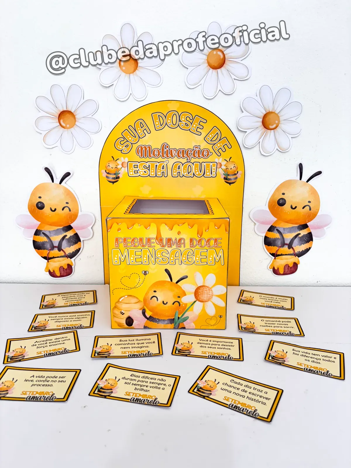 Caixa Motivacional Setembro Amarelo - foto 1 de 20