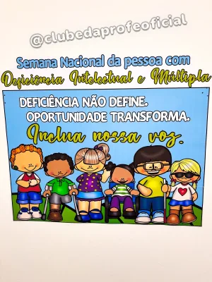 Painel Semana Nacional da Pessoa com Deficiência Intelectual e Múltipla - foto 10 de 13