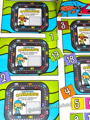 Contando Carrinhos: 1 a 20 - foto 17 de 20