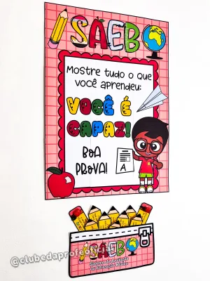 Cartaz de Incentivo SAEB - foto 2 de 11