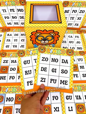 Bingo das Sílabas Simples - foto 11 de 15