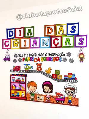 Painel Fábrica de Brinquedos para o Dia das Crianças - foto 9 de 15