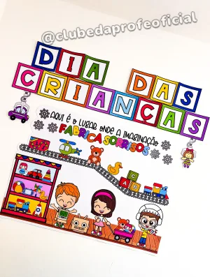 Painel Fábrica de Brinquedos para o Dia das Crianças - foto 12 de 15