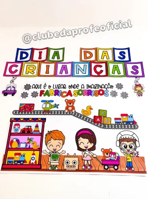 Painel Fábrica de Brinquedos para o Dia das Crianças - foto 10 de 15