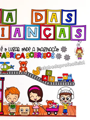 Painel Fábrica de Brinquedos para o Dia das Crianças - foto 4 de 15