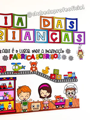 Painel Fábrica de Brinquedos para o Dia das Crianças - foto 15 de 15