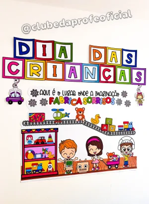 Painel Fábrica de Brinquedos para o Dia das Crianças - foto 3 de 15