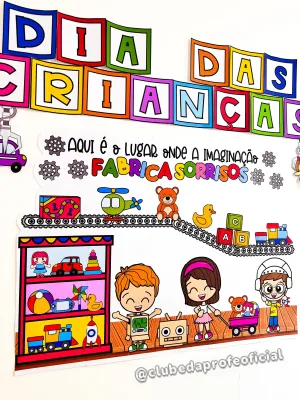Painel Fábrica de Brinquedos para o Dia das Crianças - foto 6 de 15