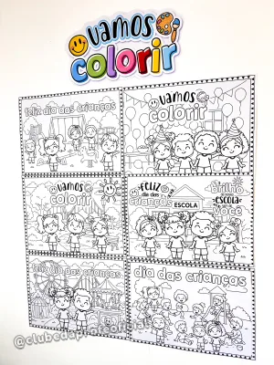 Painéis para Colorir: Dia das Crianças - foto 10 de 13