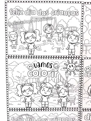 Painéis para Colorir: Dia das Crianças - foto 3 de 13