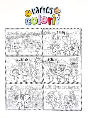 Painéis para Colorir: Dia das Crianças - foto 13 de 13