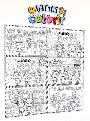 Painéis para Colorir: Dia das Crianças - foto 2 de 13