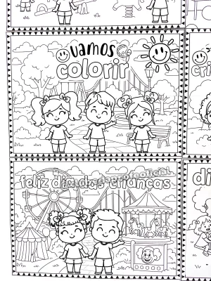 Painéis para Colorir: Dia das Crianças - foto 6 de 13