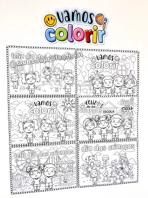Painéis para Colorir: Dia das Crianças - foto 9 de 13