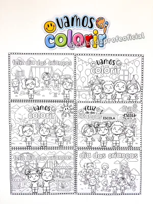 Painéis para Colorir: Dia das Crianças - foto 8 de 13