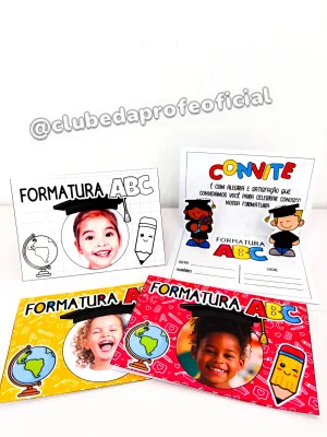 Convite 3D Formatura ABC