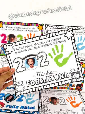 Lembrança de Fim de Ano 2025 com Carimbo de Mãozinha - foto 9 de 15